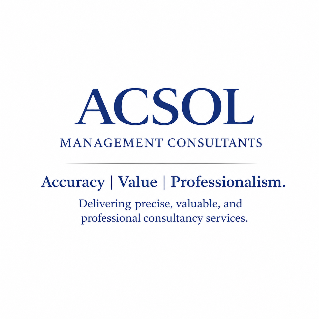ACSOL MANAGEMENT CONSULTANTS